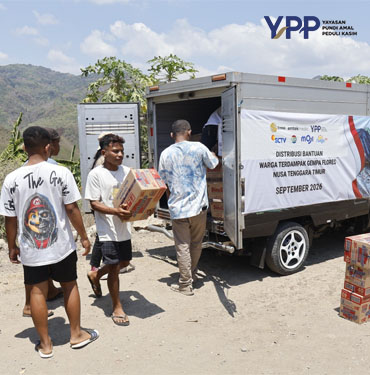 YPP Emtek Media Jangkau Manggarai Timur Salurkan Bantuan Gempa toba dan Layanan Psikososial Anak